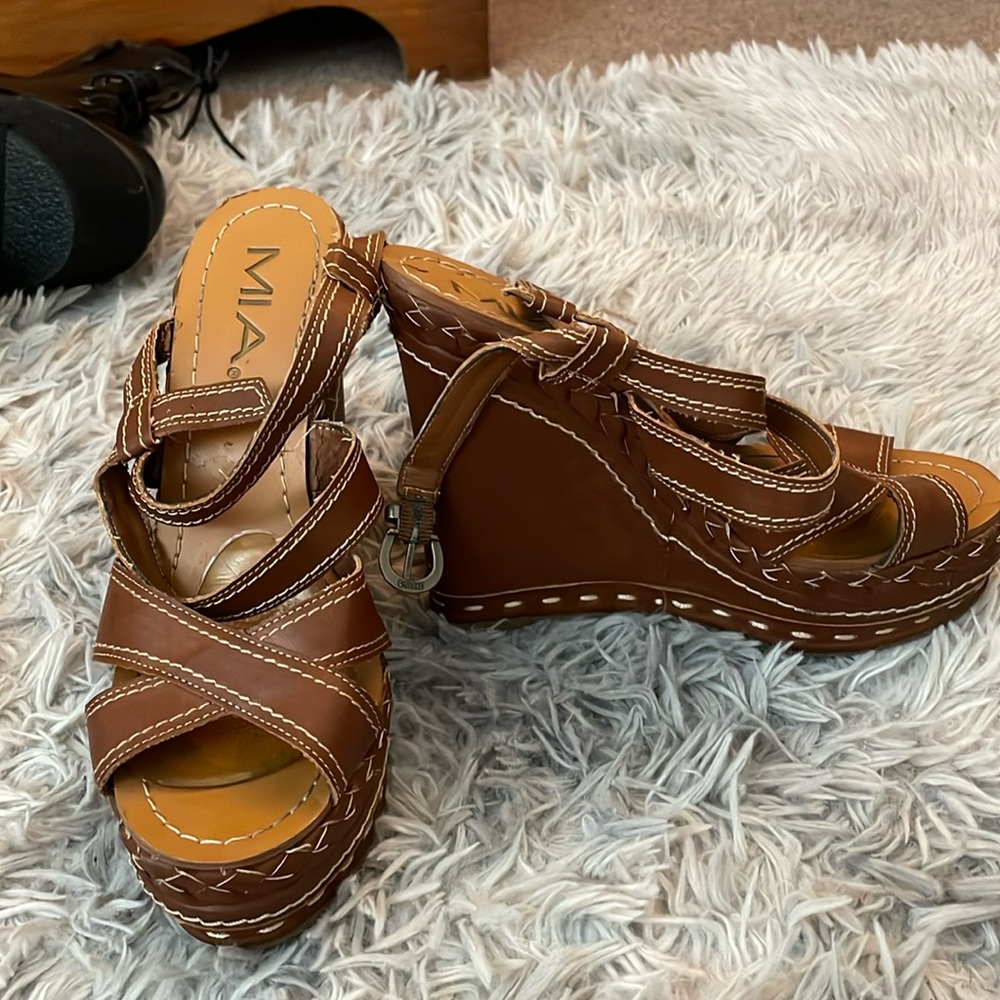 MIA platform heeled sandals.